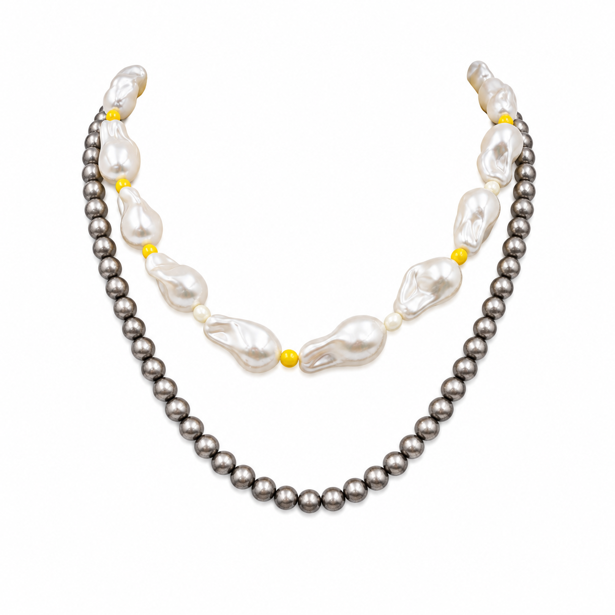 Silver Sage Layered Necklace Southwestern Beaded Jewelry