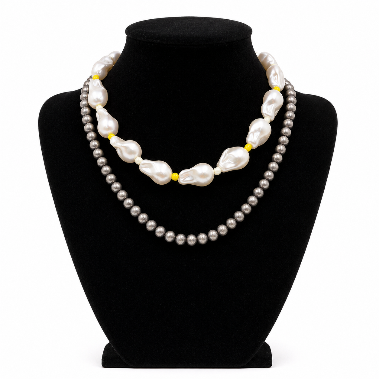 Silver Sage Layered Necklace Southwestern Beaded Jewelry
